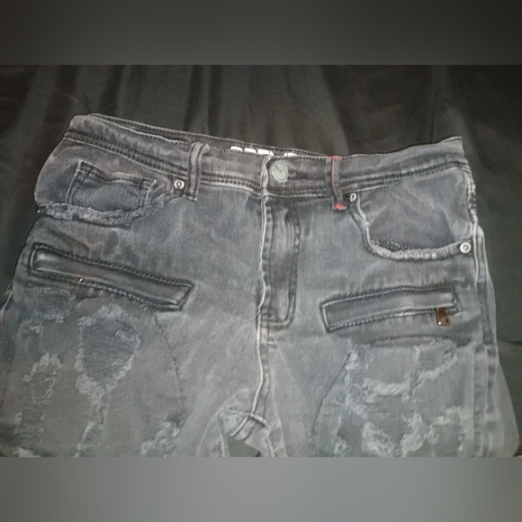 Men's Preme black Jeans - Picture 3 of 8